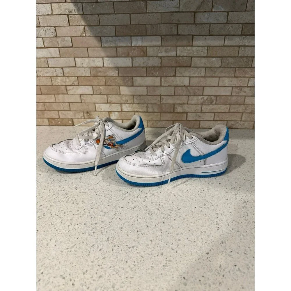 Nike Air Force 1 Low Hare Space Jam (TD) DM3355-100 Size 2 y  Kids‎ White Blue